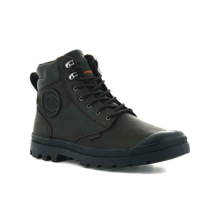 Pánské Boty Palladium Pampa Shield WP+ LTH Černé | CZ OYC-36K